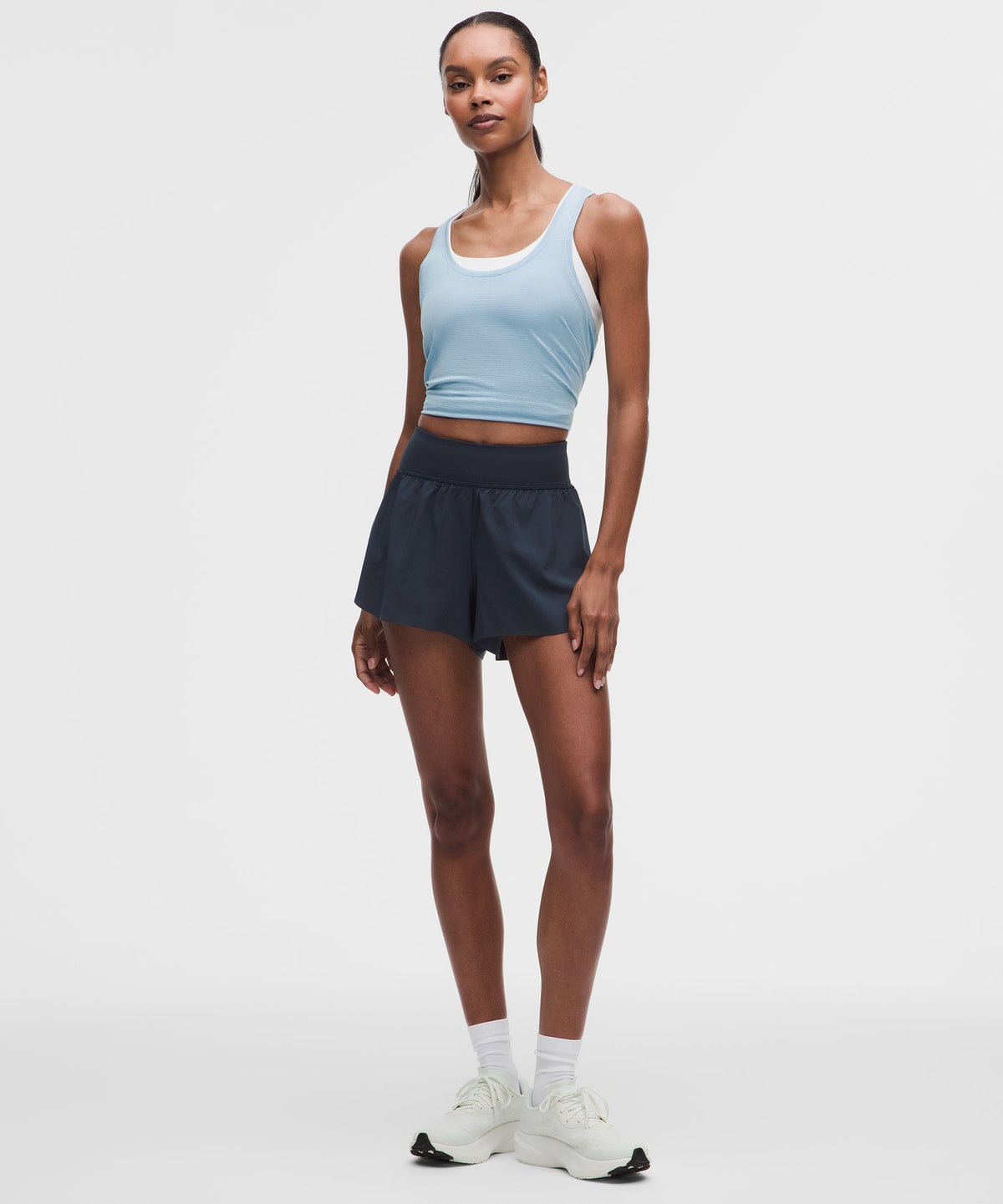 Fast and Free Mid-Rise Split Short 3"Updated Design