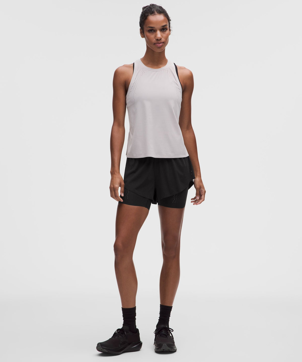 Sleek Perforated 2-in-1 High-Rise Short