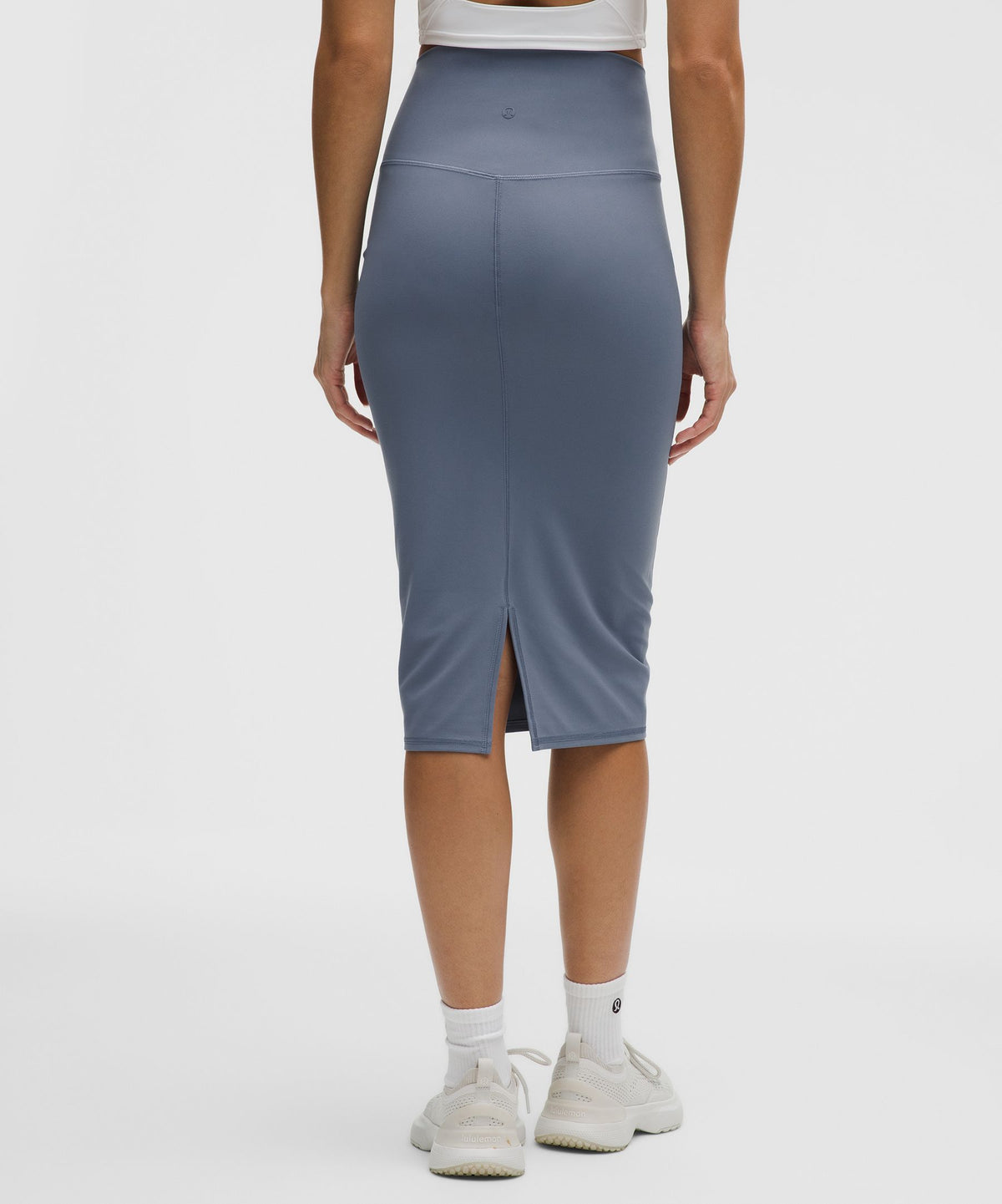 Nulu Slim-Fit High-Rise Midi Skirt