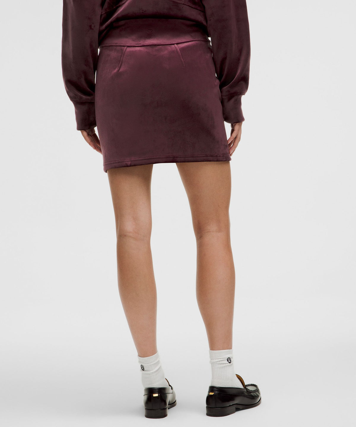 Scuba Mid-Rise Mini SkirtVelvet