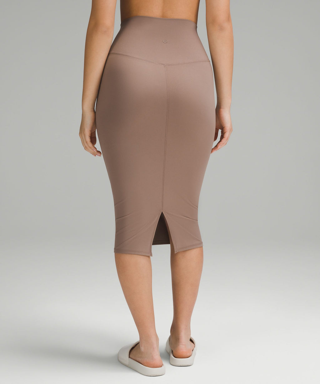 Nulu Slim-Fit High-Rise Midi Skirt