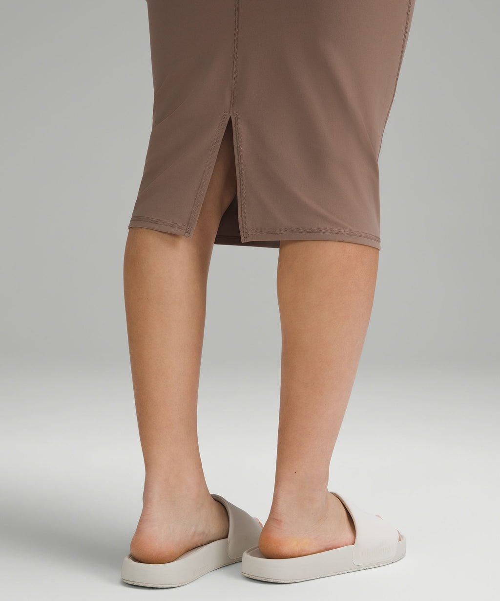 Nulu Slim-Fit High-Rise Midi Skirt