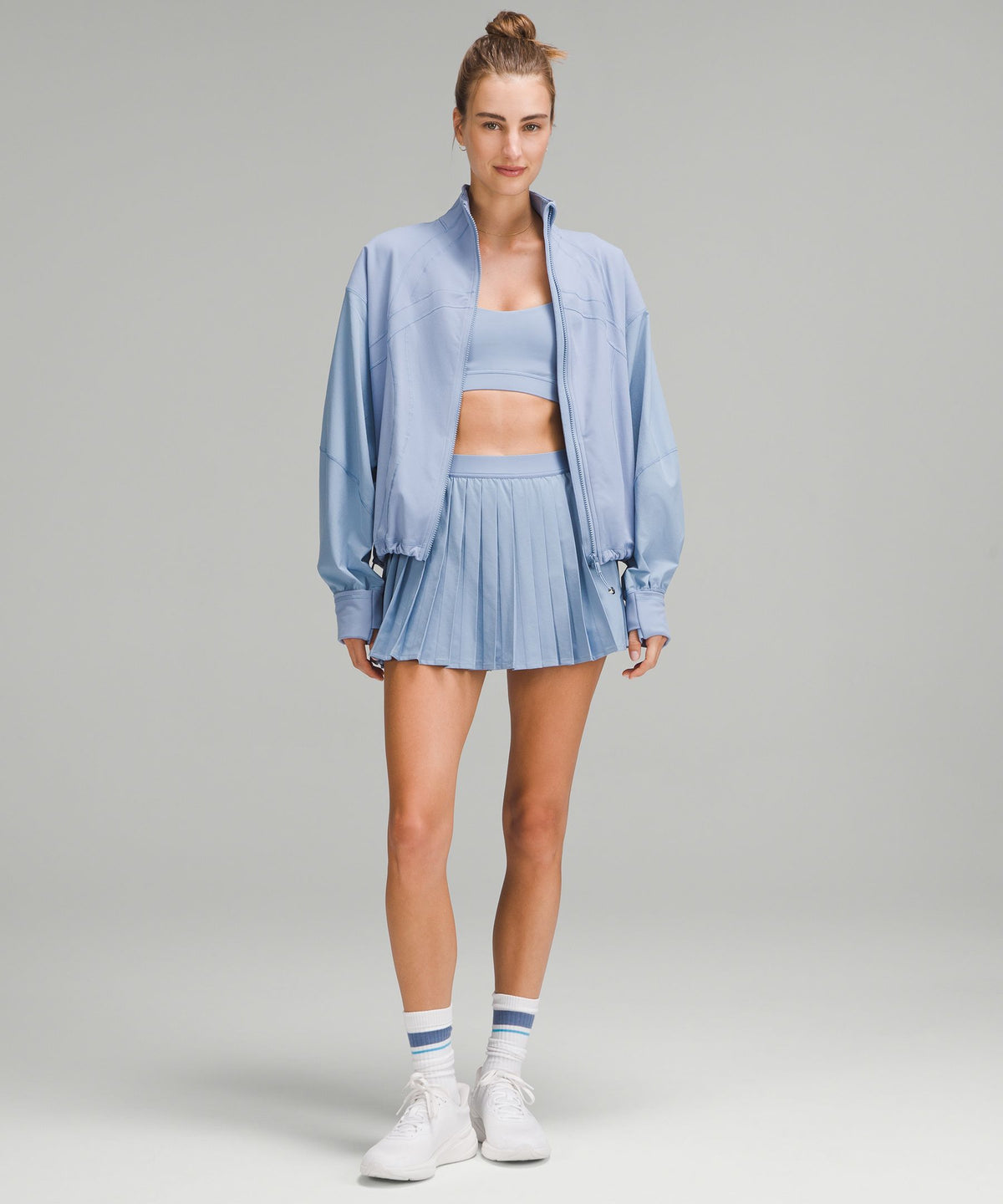 High-Rise Pleated Tennis Skirt