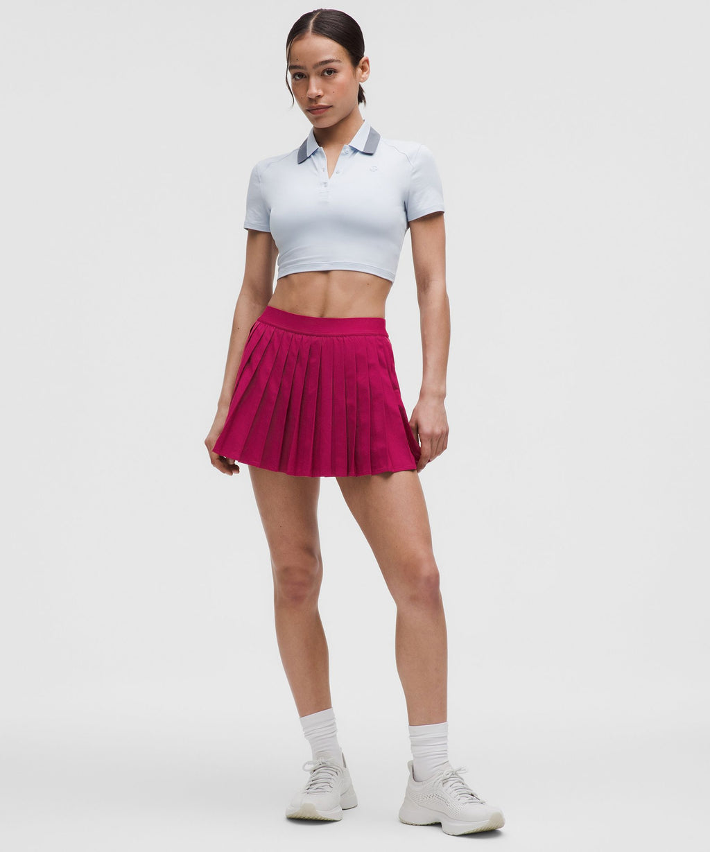 High-Rise Pleated Tennis Skirt