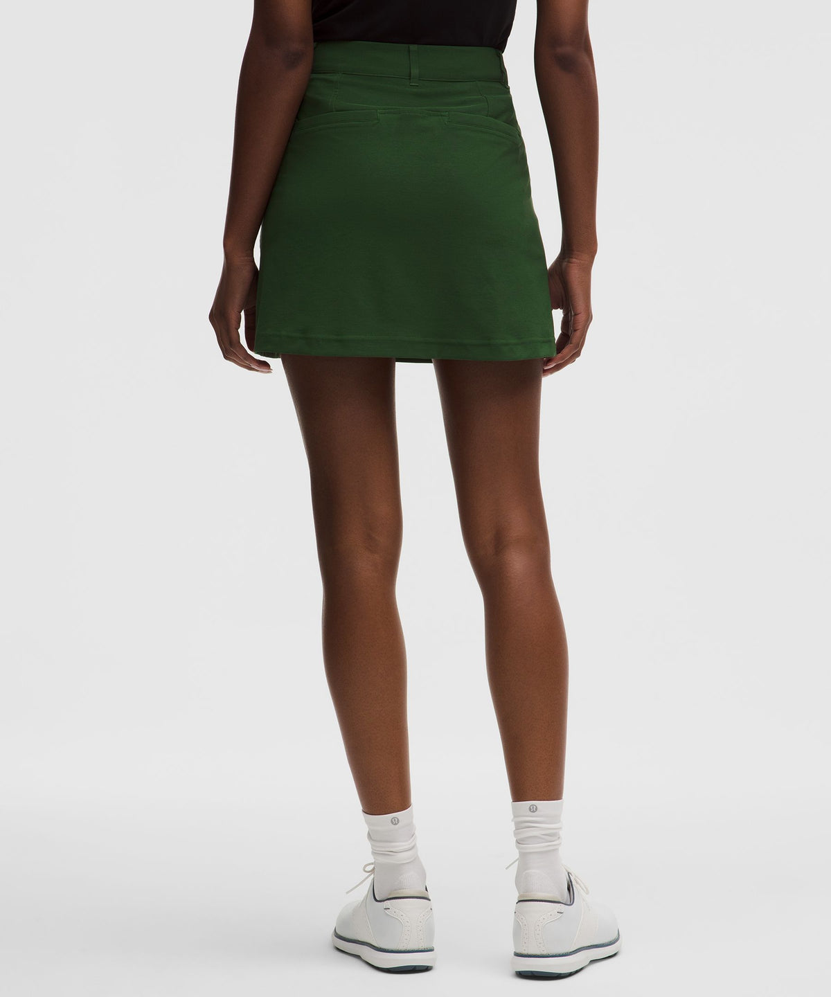 Stretch Twill Front Pleat Golf SkirtEmbroidered Logo