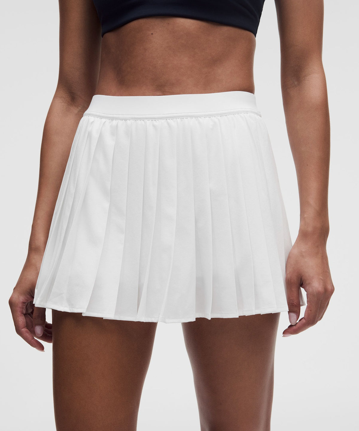 High-Rise Pleated Tennis Skirt