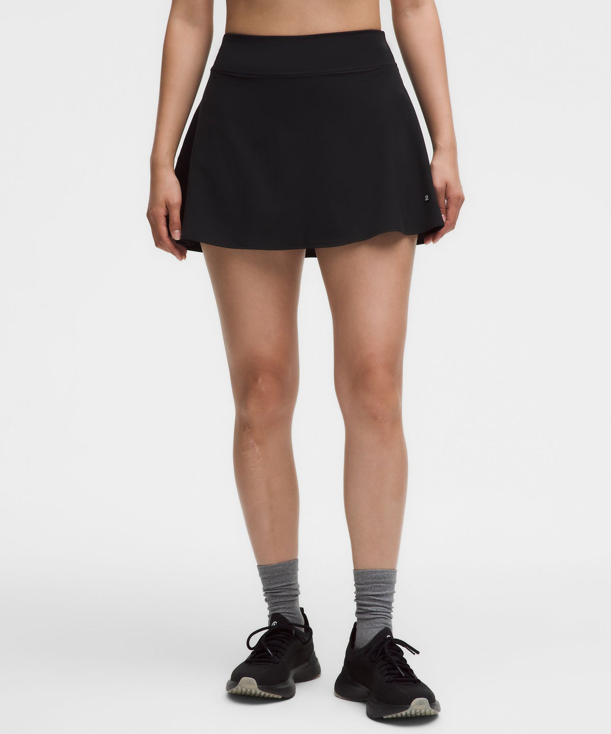 Lightweight High-Rise Tennis SkirtStitched Logo
