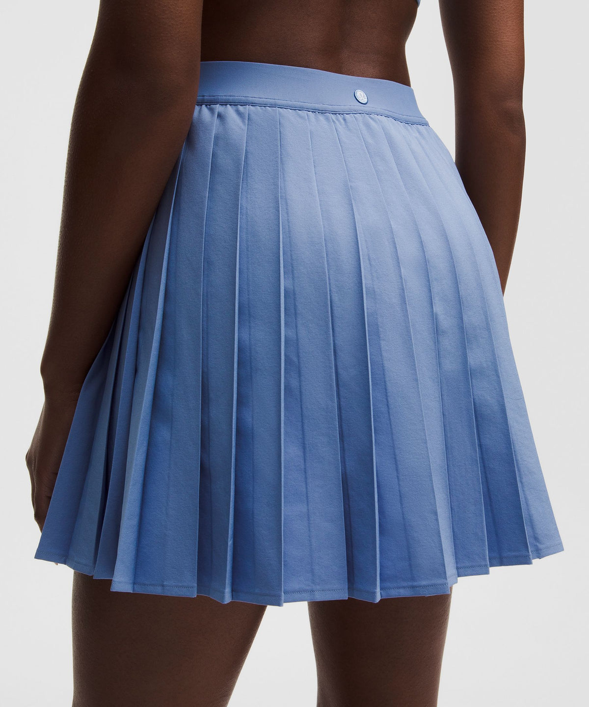 High-Rise Pleated Tennis SkirtLong