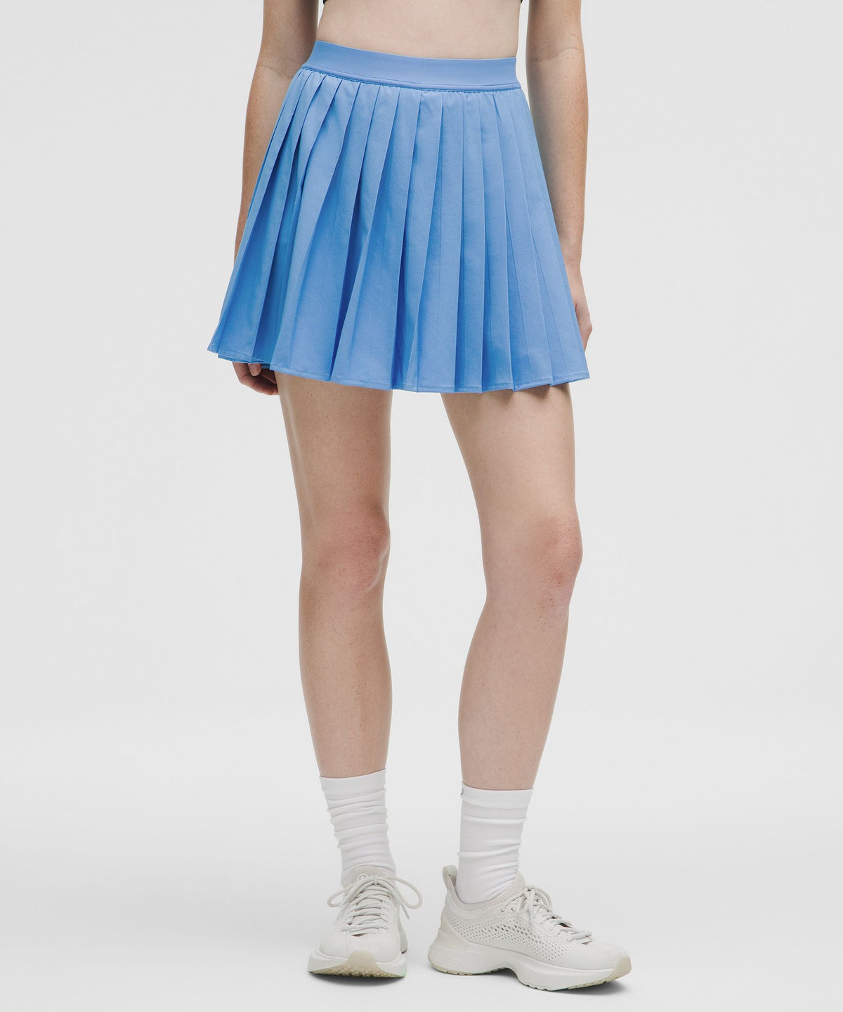 High-Rise Pleated Tennis SkirtLong