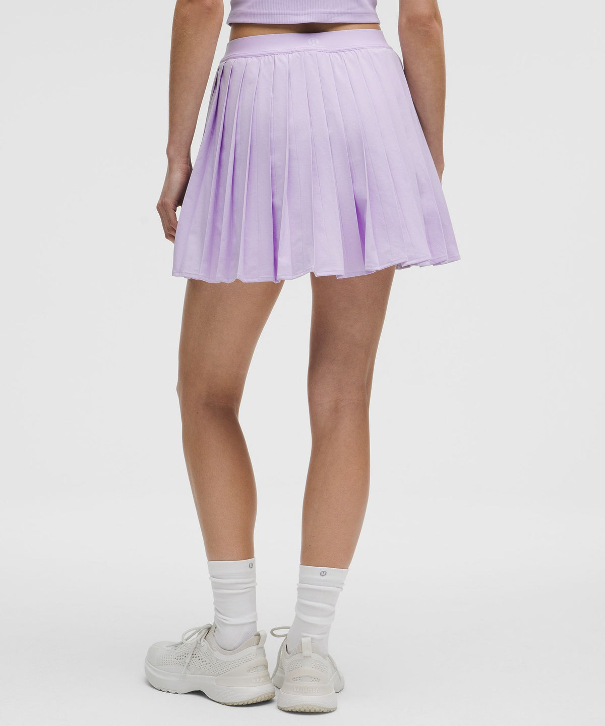 High-Rise Pleated Tennis SkirtLong