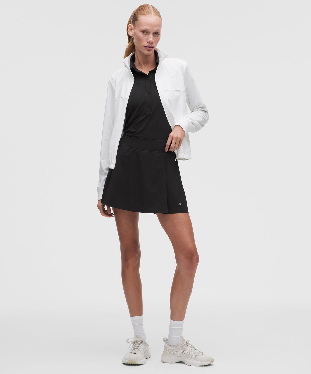 A-Line Side-Pleat Tennis Skirt