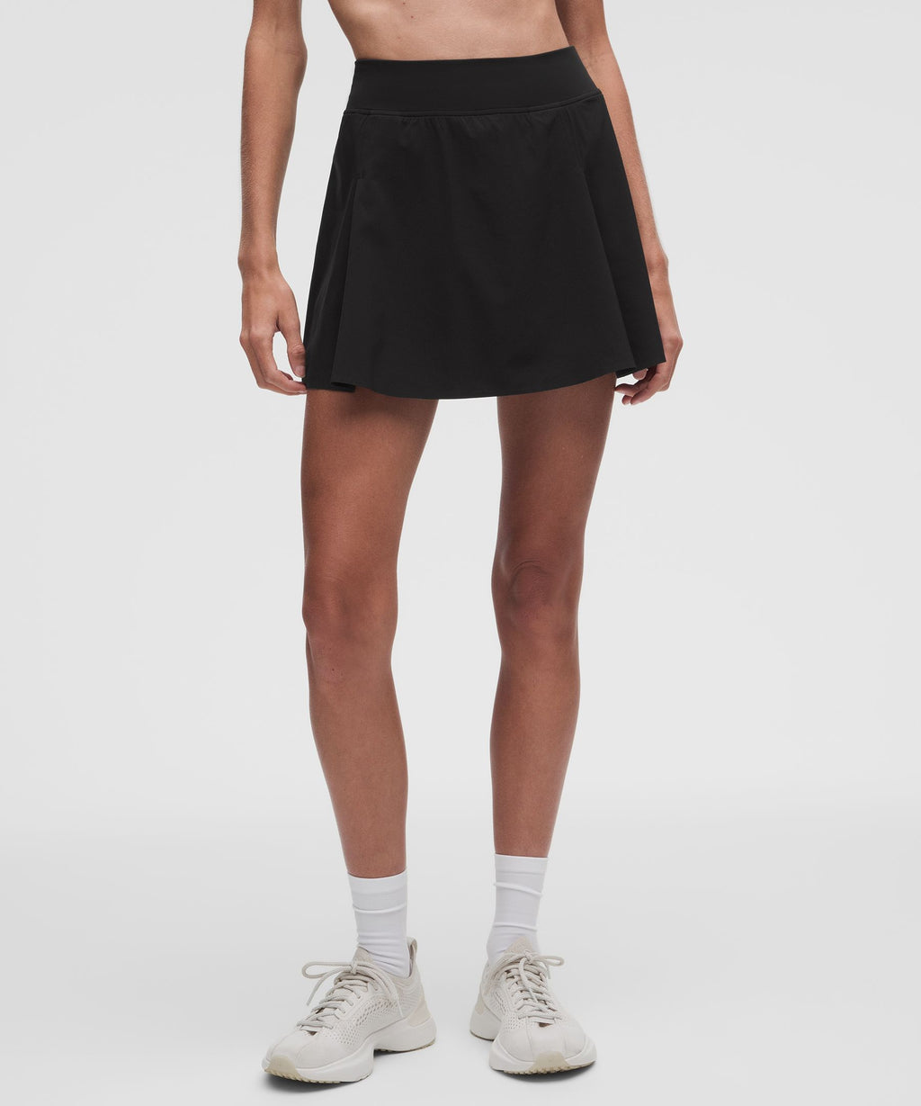 A-Line Side-Pleat Tennis Skirt