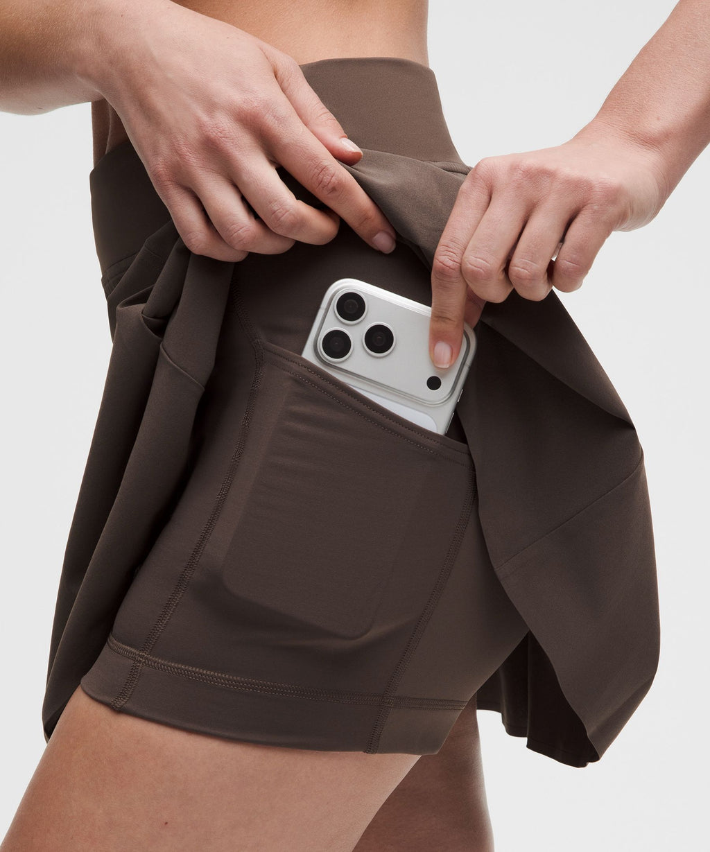 A-Line Side-Pleat Tennis Skirt