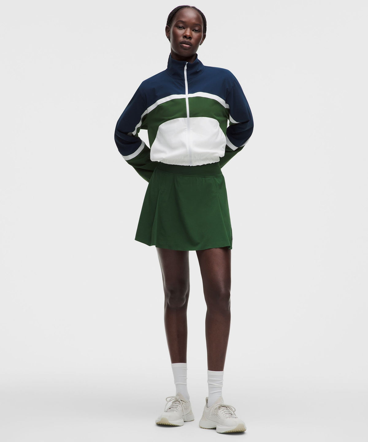A-Line Side-Pleat Tennis Skirt