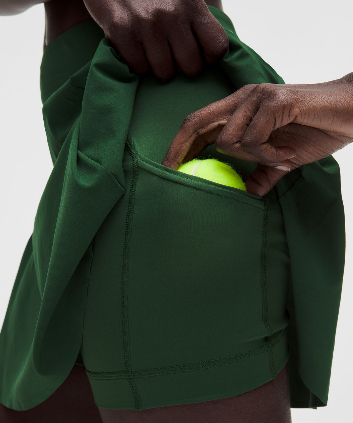A-Line Side-Pleat Tennis Skirt
