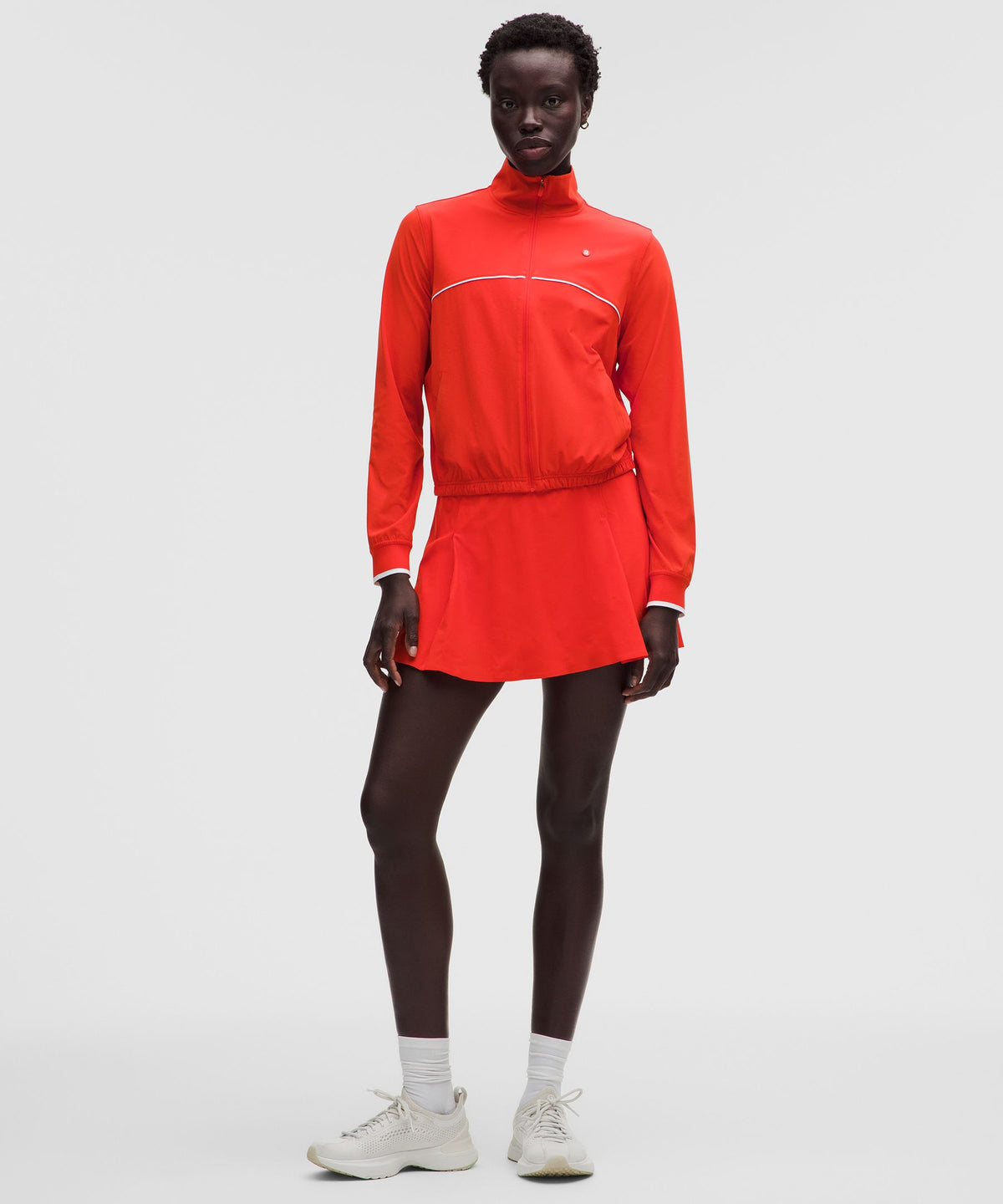 A-Line Side-Pleat Tennis Skirt