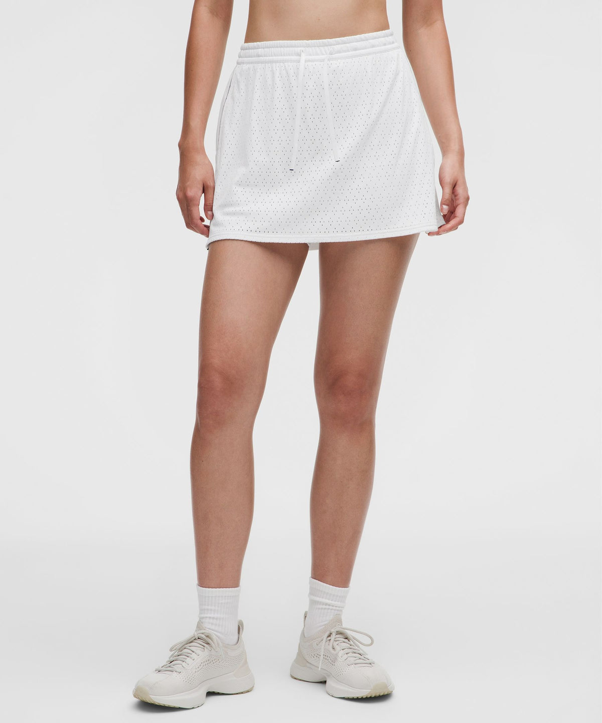 Ace Advantage High-Rise Knit Mesh Tennis Skirt