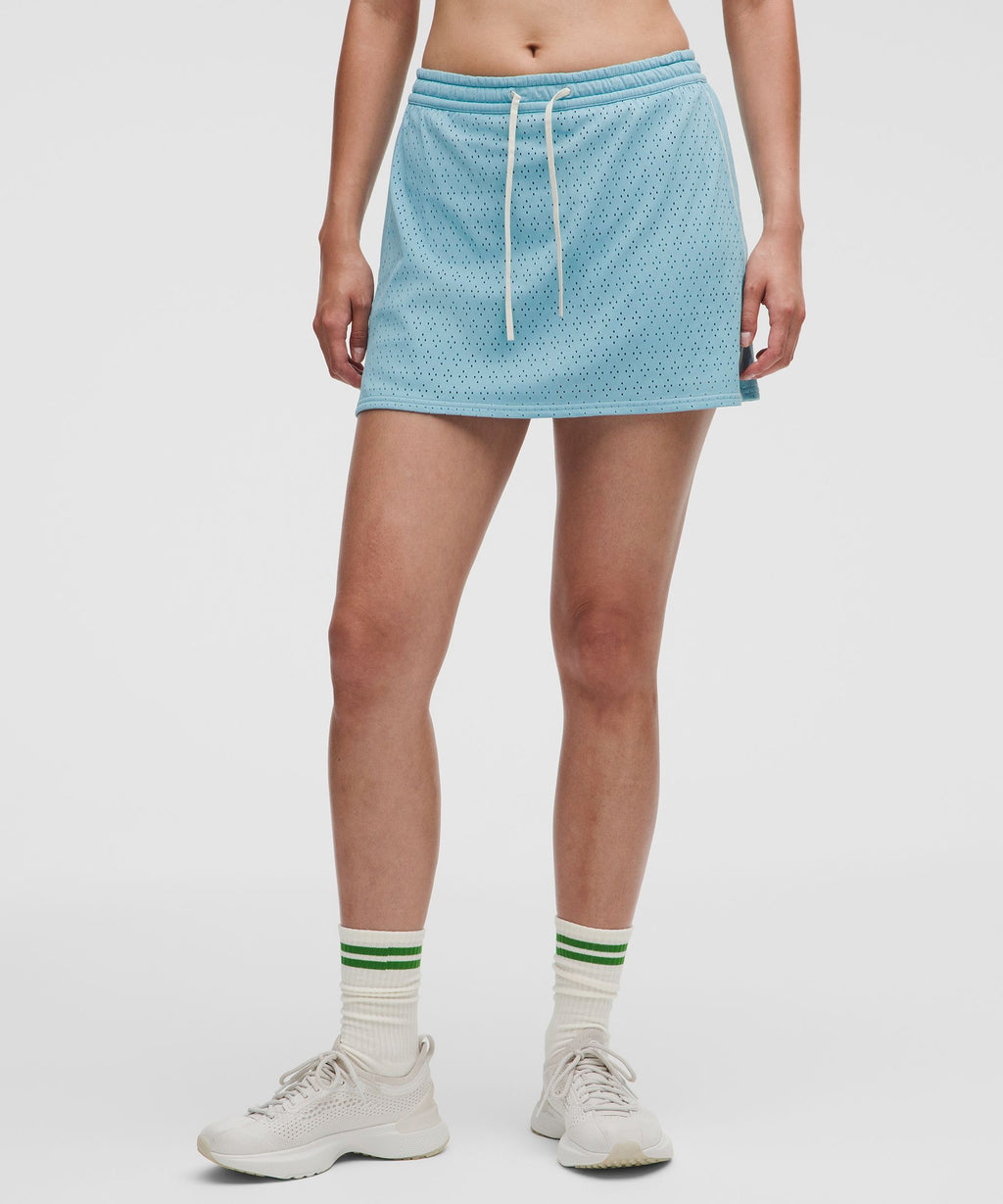 Ace Advantage High-Rise Knit Mesh Tennis Skirt