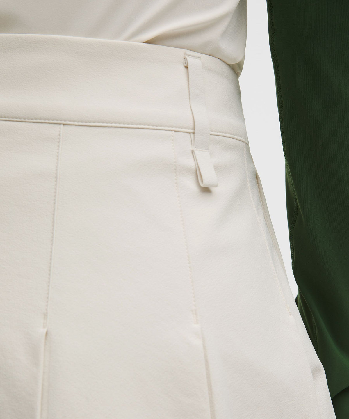 Box-Pleat High-Rise A-line Golf Skirt