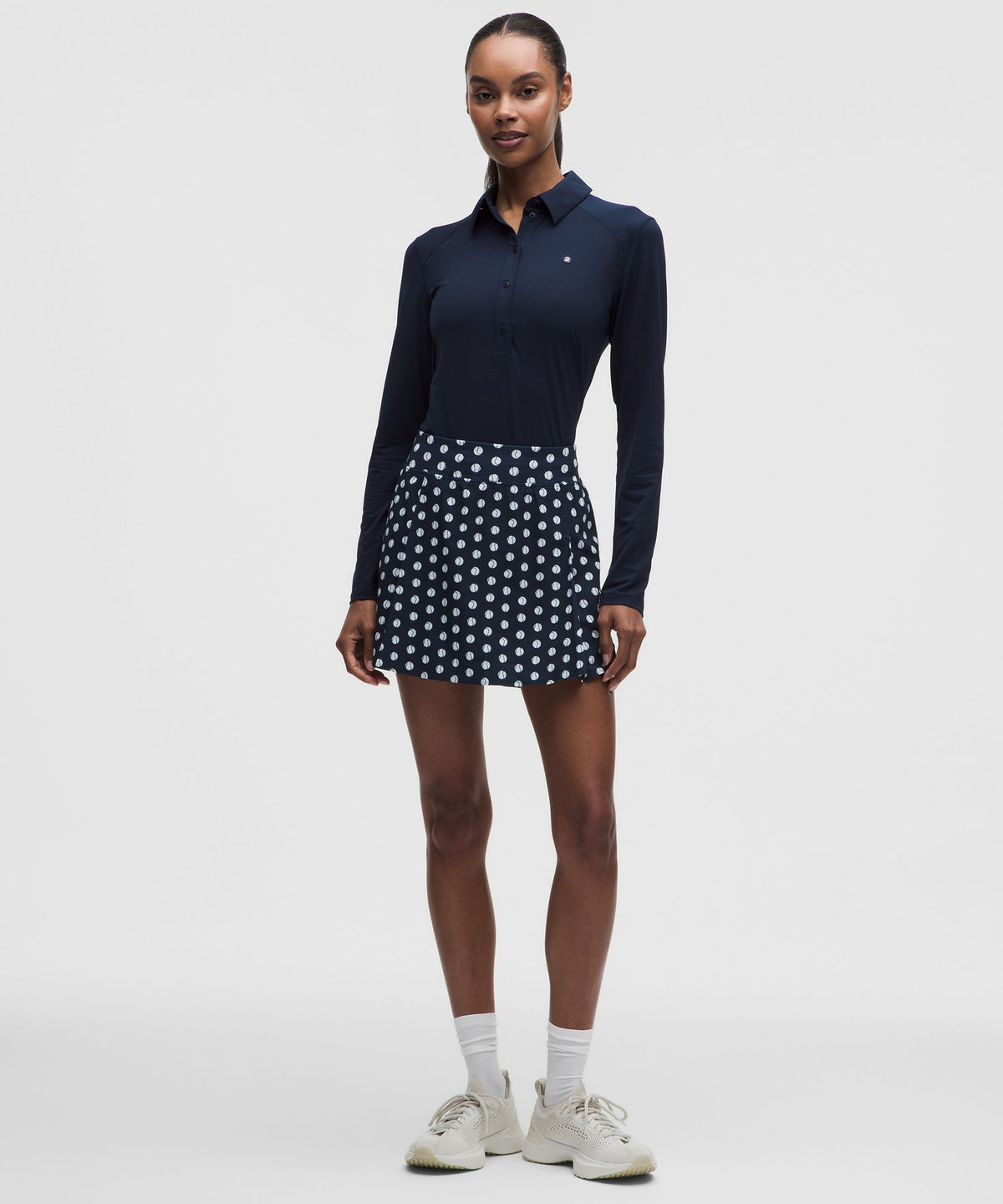 A-Line Side-Pleat Tennis Skirt