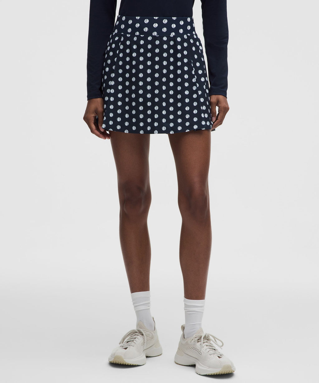A-Line Side-Pleat Tennis Skirt