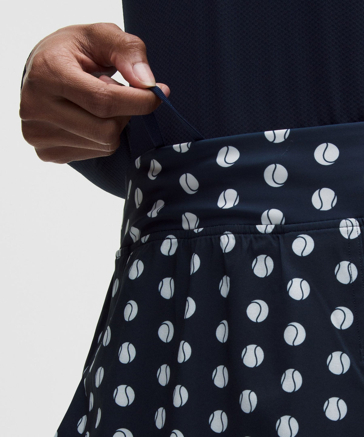 A-Line Side-Pleat Tennis Skirt