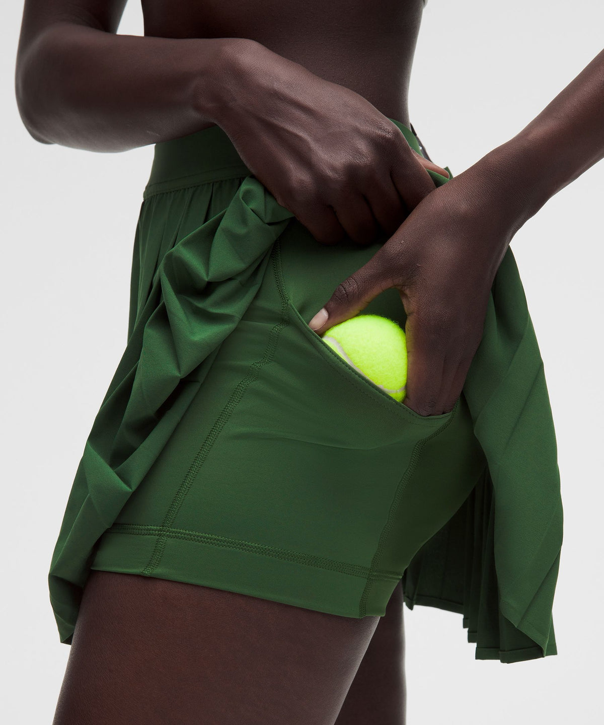 High-Rise Pleated Tennis Skirt
