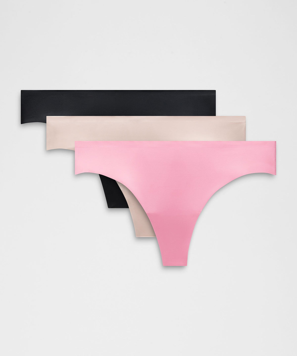 InvisiWear Mid-Rise Thong Underwear3 Pack
