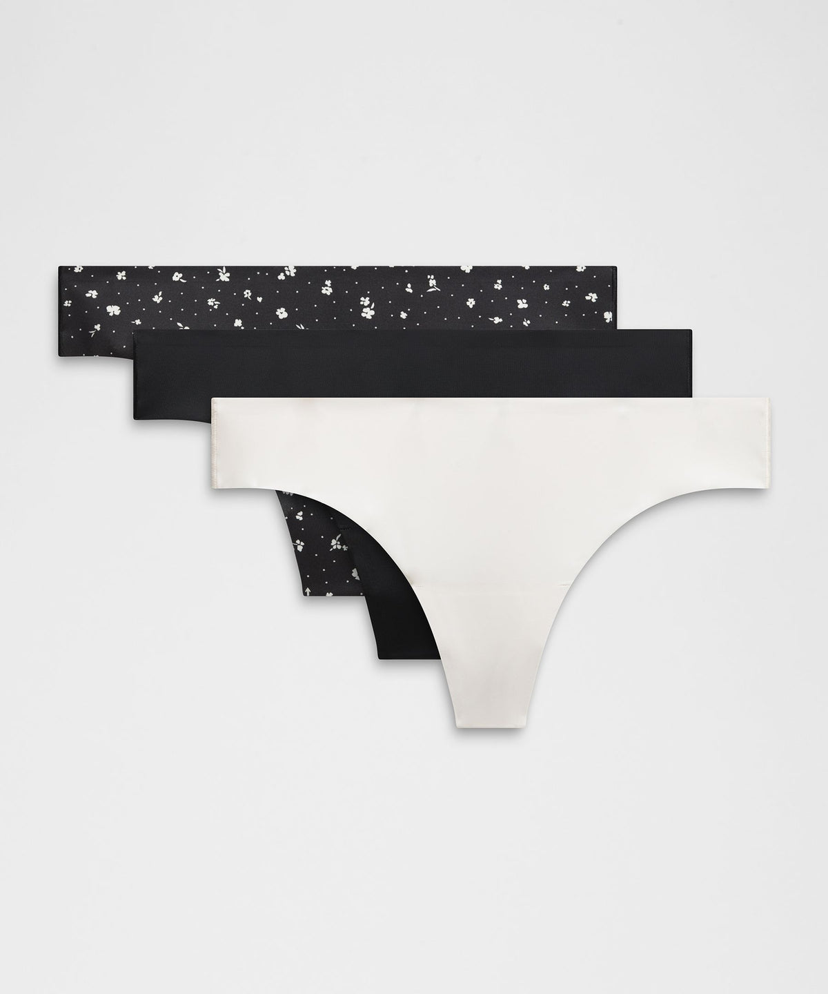 InvisiWear Mid-Rise Thong Underwear3 Pack