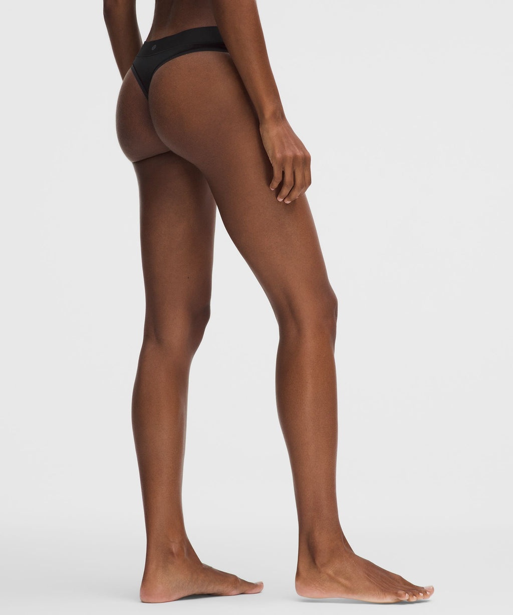 UnderEase Mid-Rise Thong Underwear3 Pack