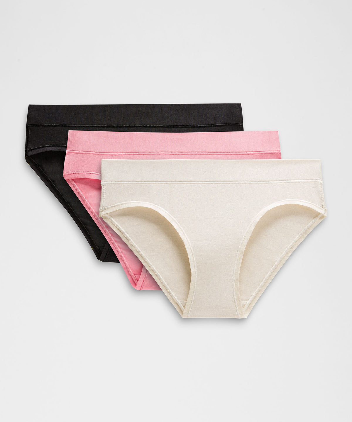 UnderEase Mid-Rise Bikini Underwear3 Pack