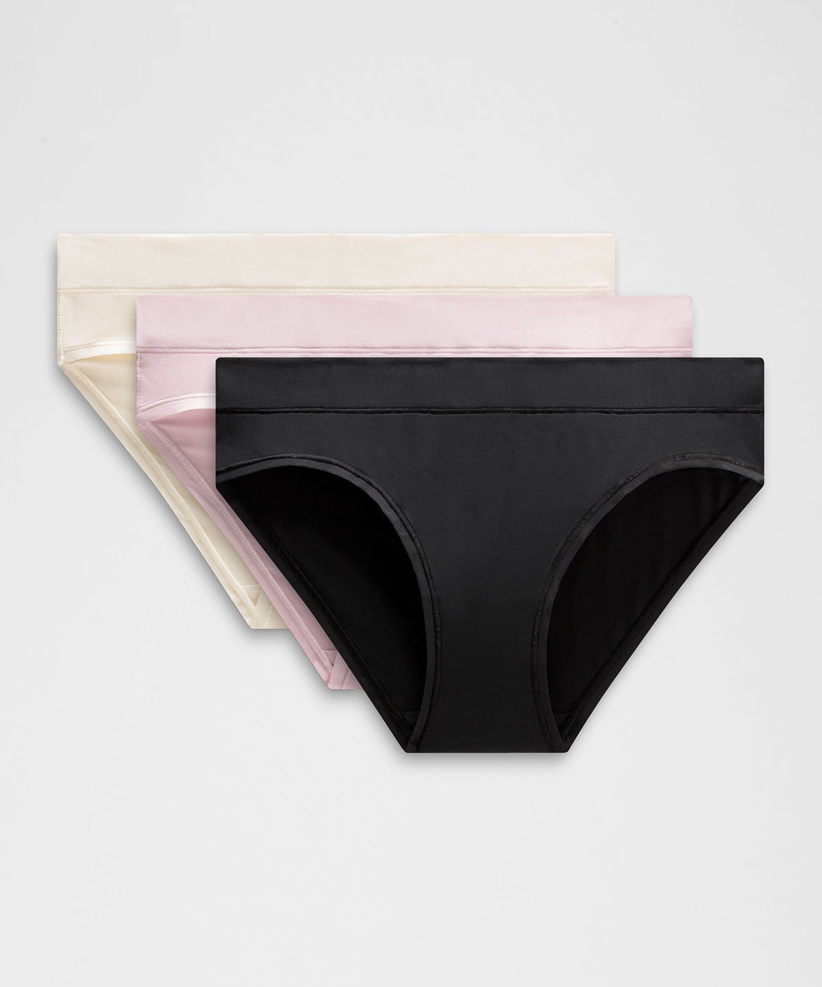 UnderEase Mid-Rise Bikini Underwear3 Pack
