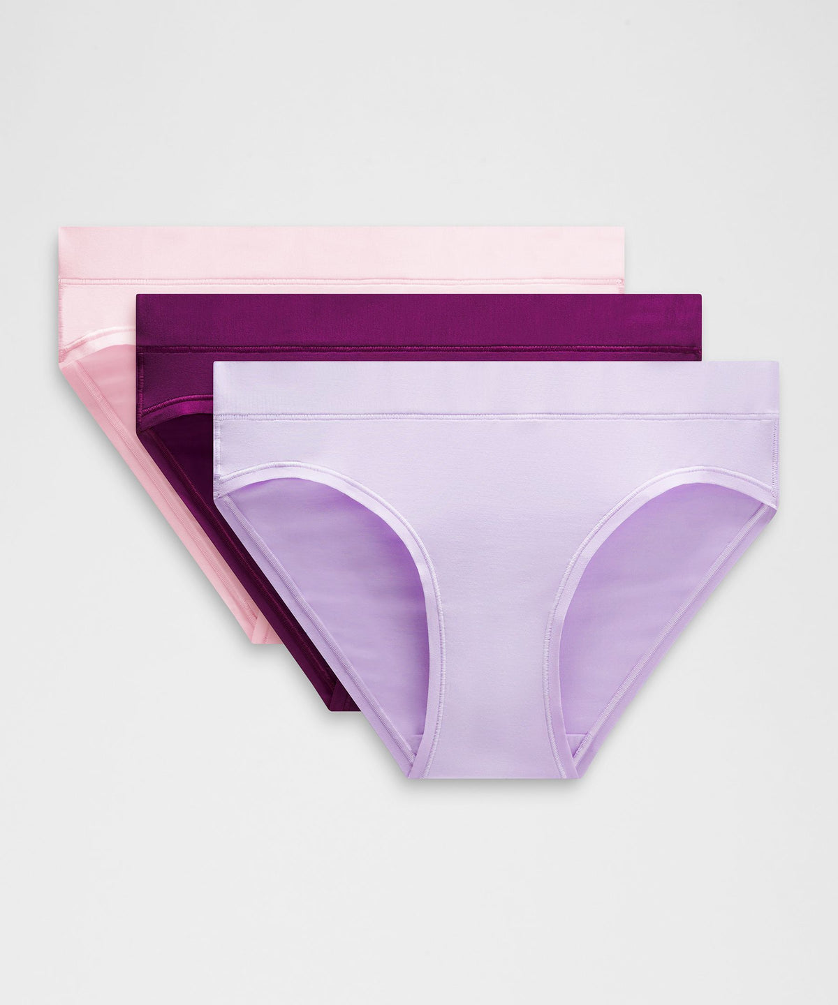 UnderEase Mid-Rise Bikini Underwear3 Pack
