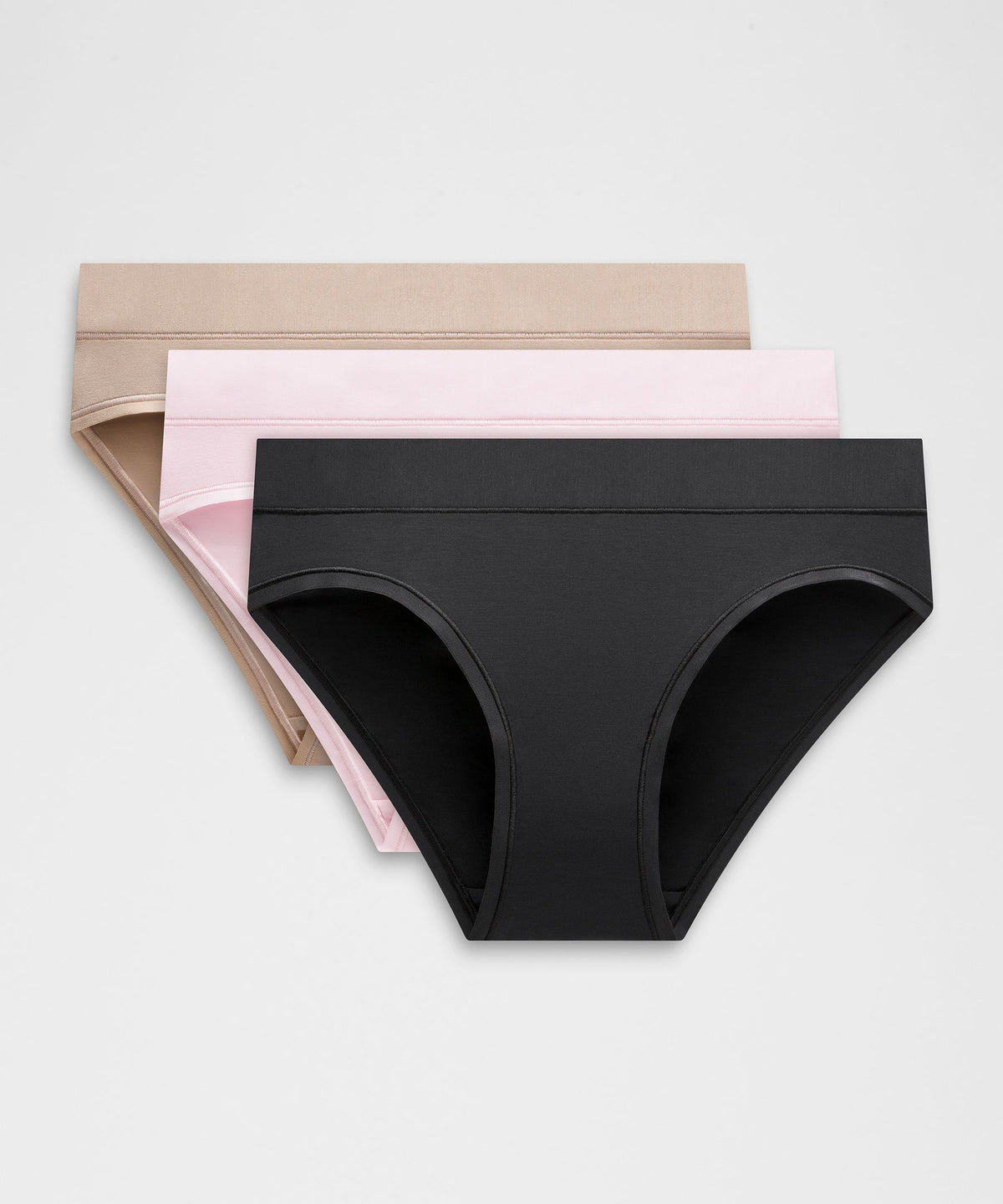 UnderEase Mid-Rise Bikini Underwear3 Pack