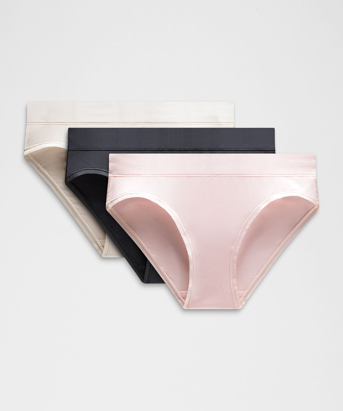UnderEase Mid-Rise Bikini Underwear3 Pack