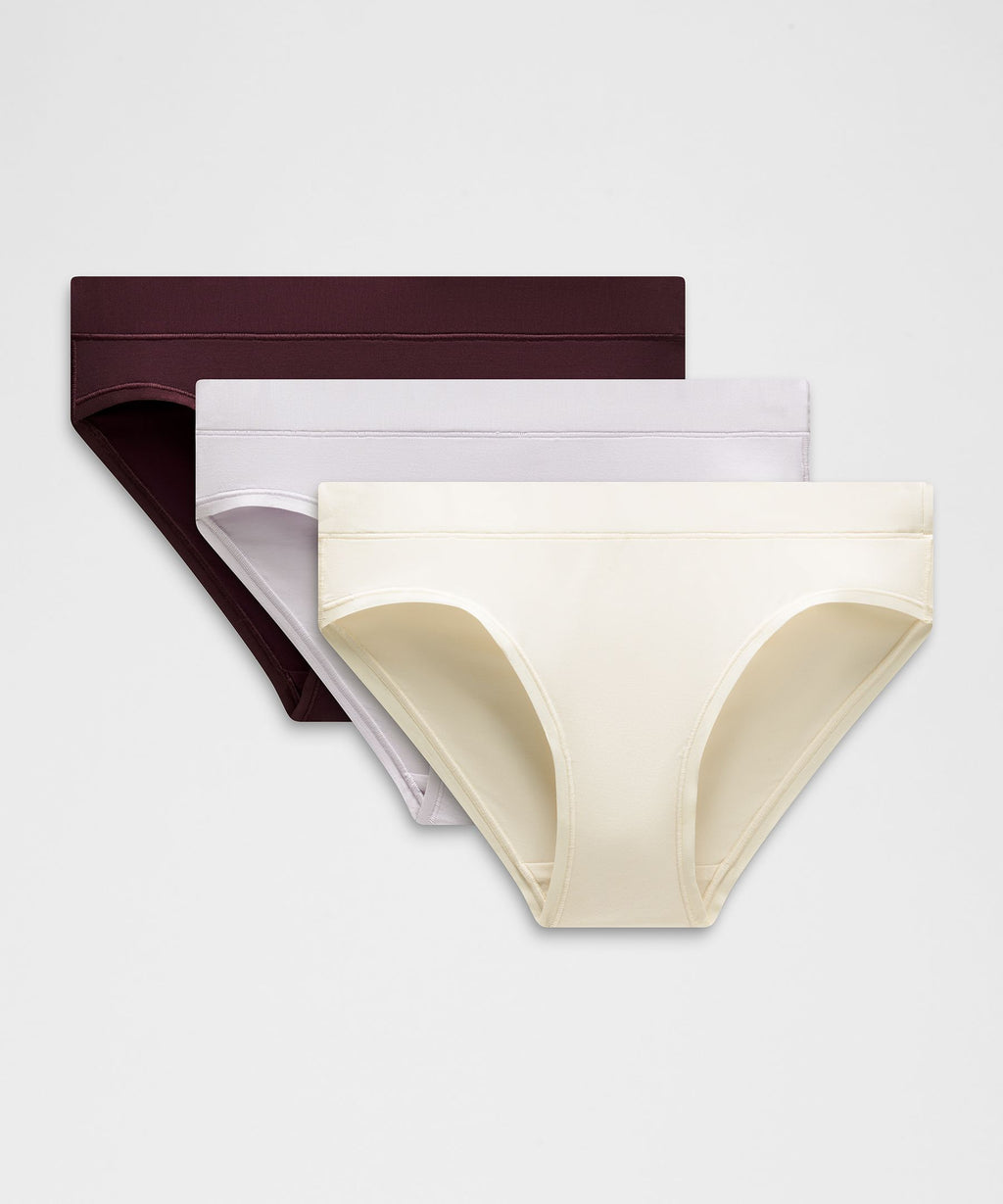 UnderEase Mid-Rise Bikini Underwear3 Pack