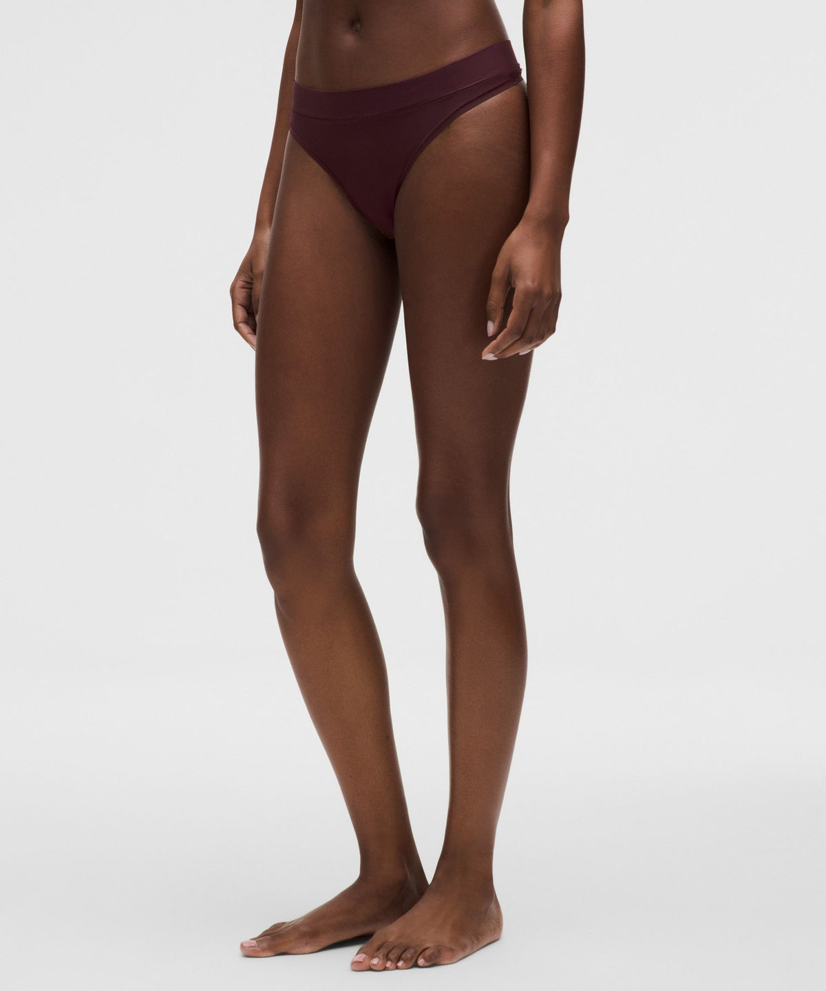UnderEase Mid-Rise Thong Underwear5 Pack