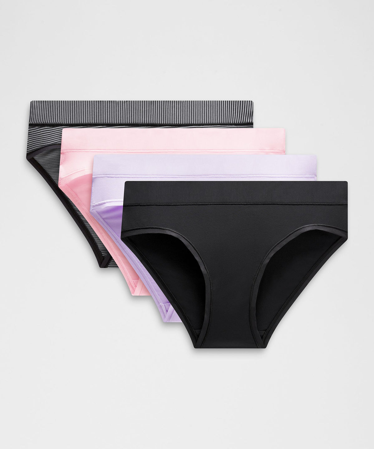 UnderEase Mid-Rise Bikini Underwear5 Pack
