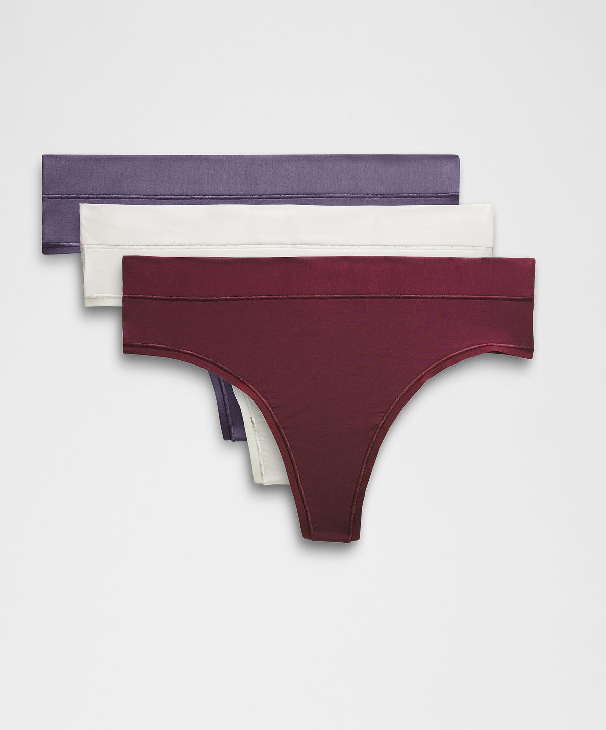 UnderEase High-Rise Thong Underwear3 Pack