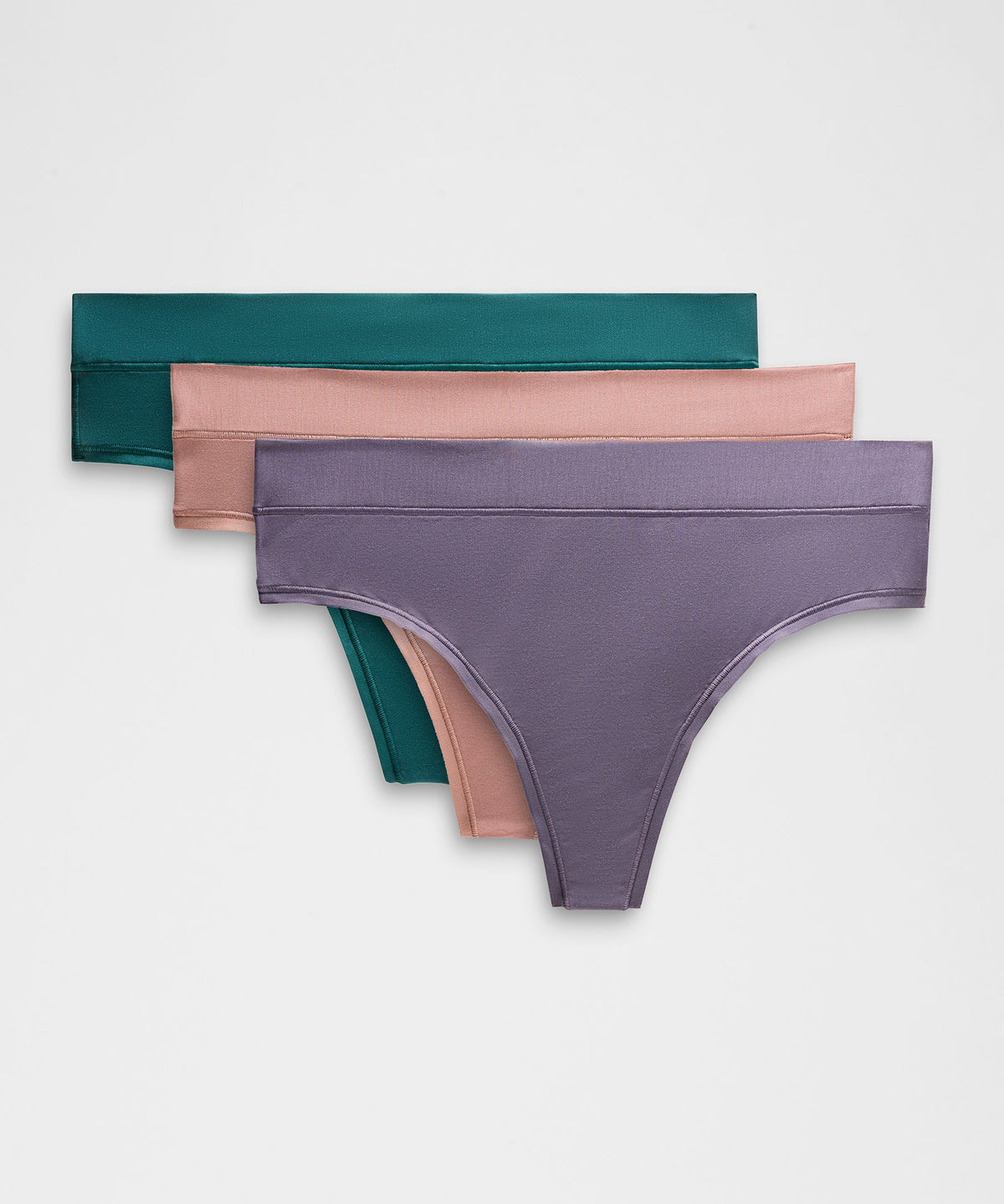UnderEase High-Rise Thong Underwear3 Pack