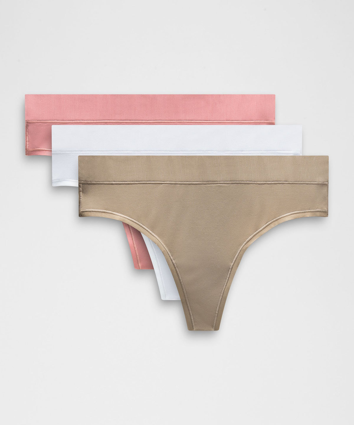 UnderEase High-Rise Thong Underwear3 Pack