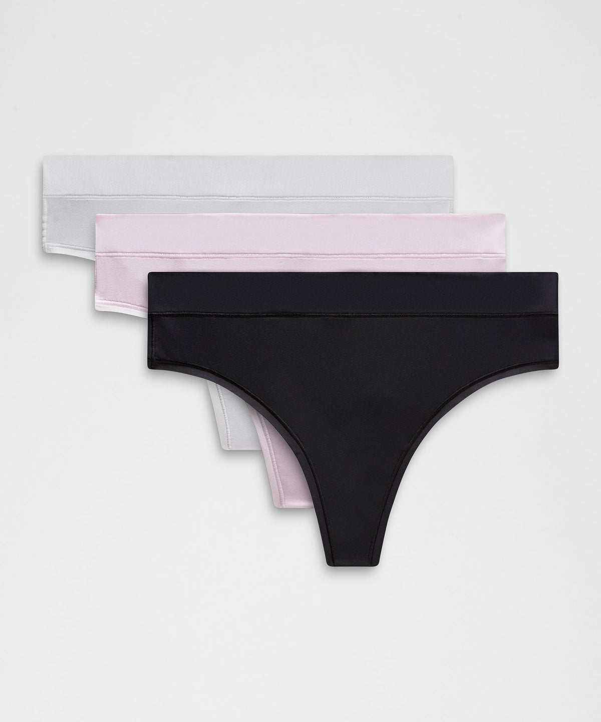 UnderEase High-Rise Thong Underwear3 Pack