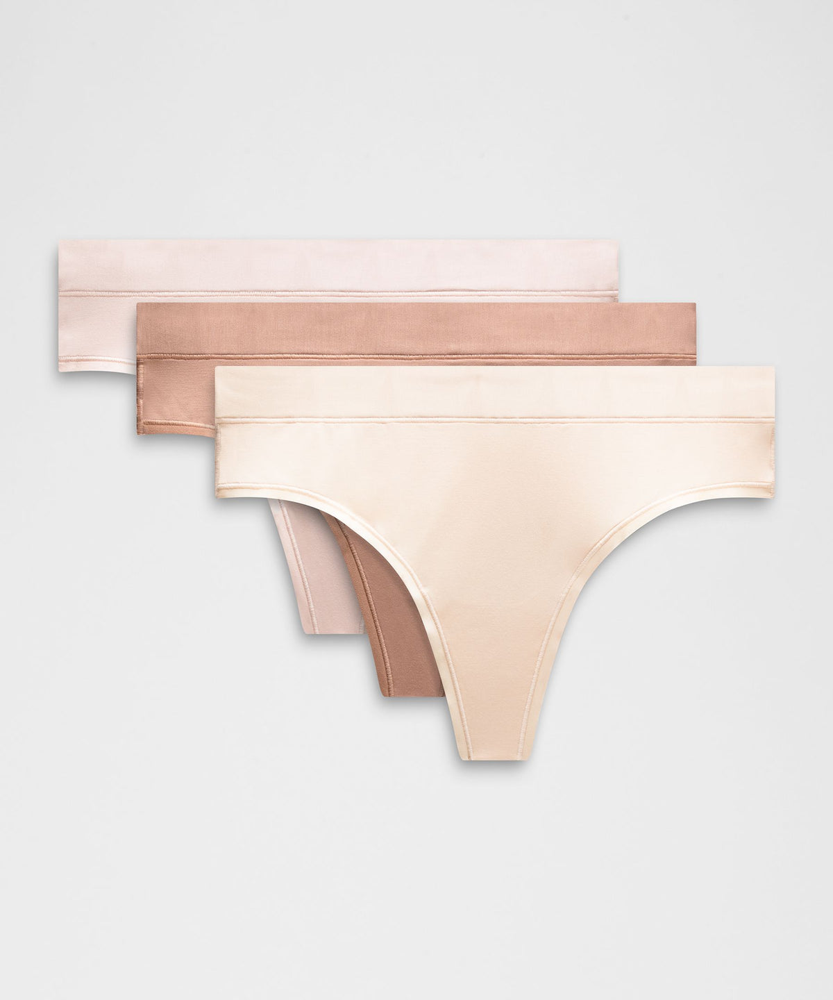 UnderEase High-Rise Thong Underwear3 Pack