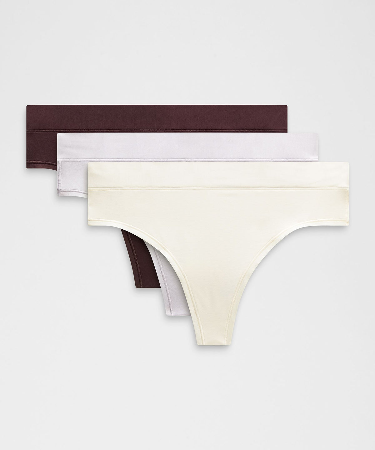 UnderEase High-Rise Thong Underwear3 Pack