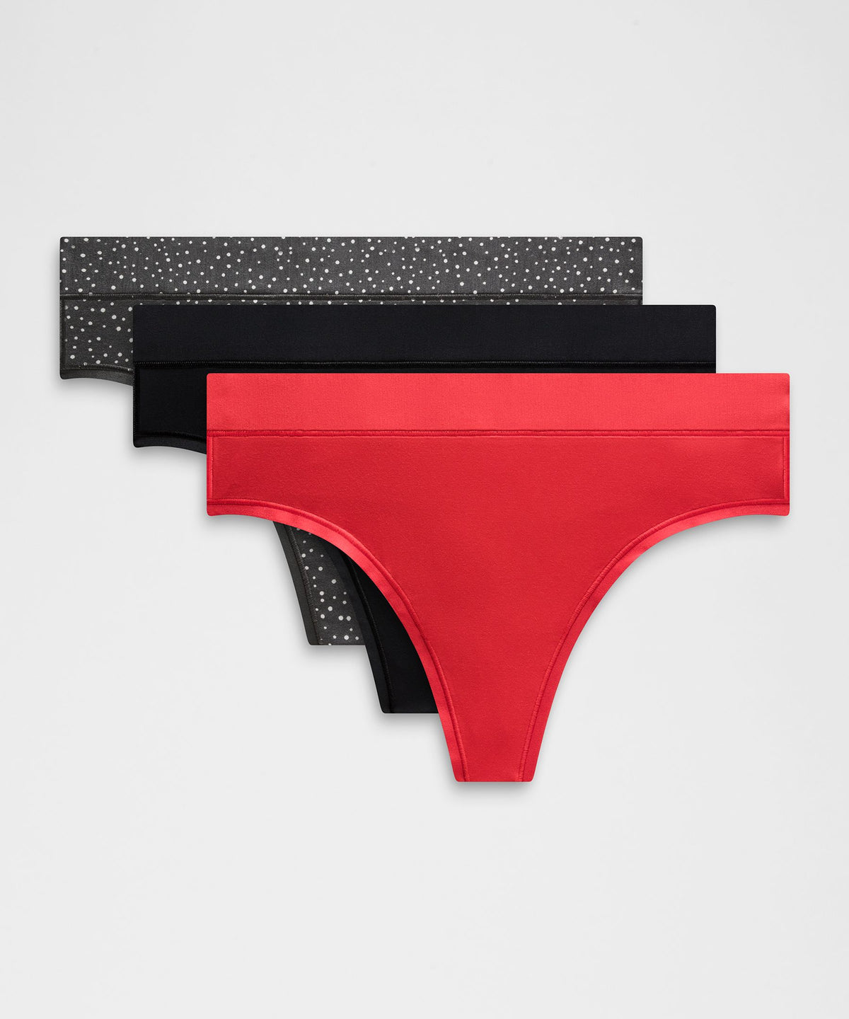 UnderEase High-Rise Thong Underwear3 Pack