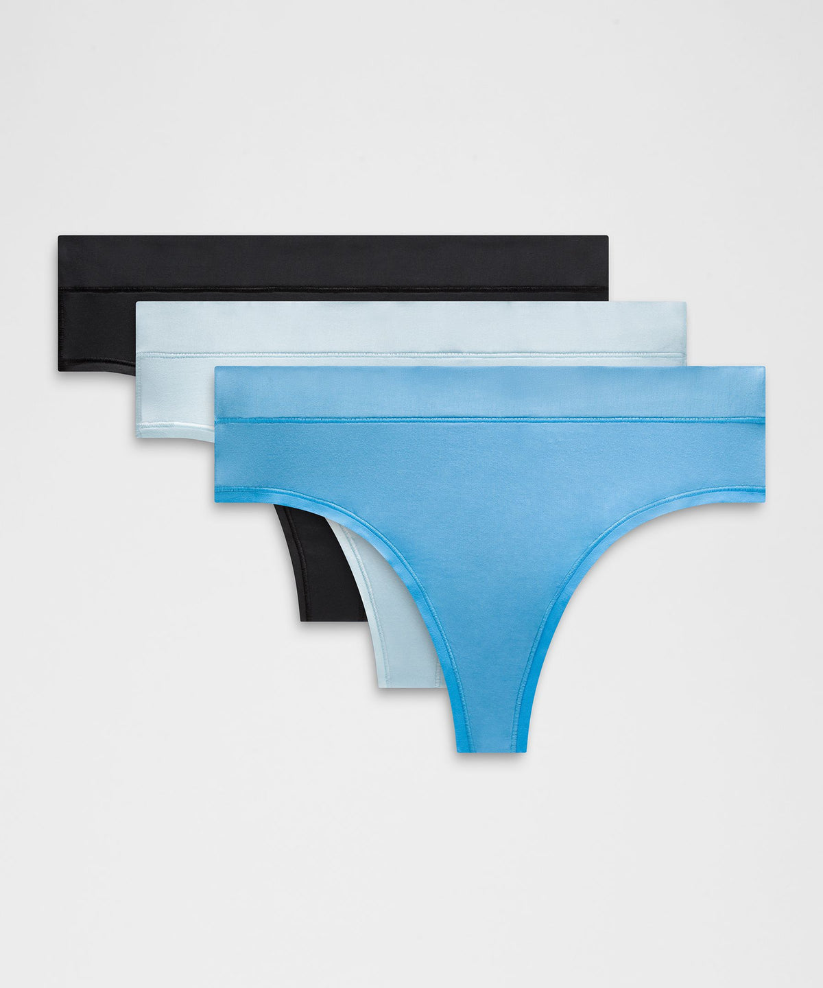 UnderEase High-Rise Thong Underwear3 Pack