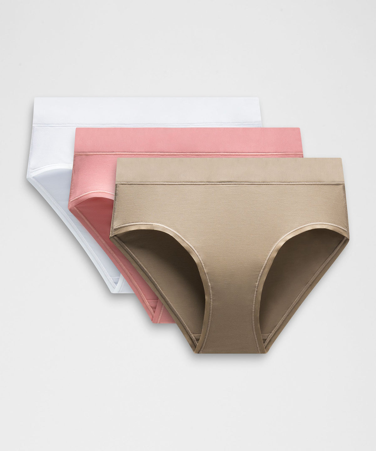 UnderEase High-Rise Bikini Underwear3 Pack