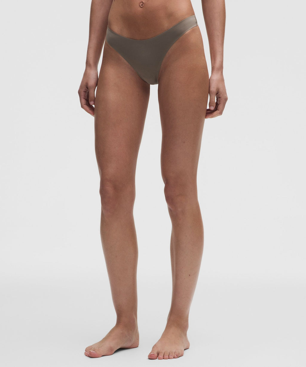 Wundermost Ultra-Soft Nulu Dipped-Waist Thong Underwear3 Pack