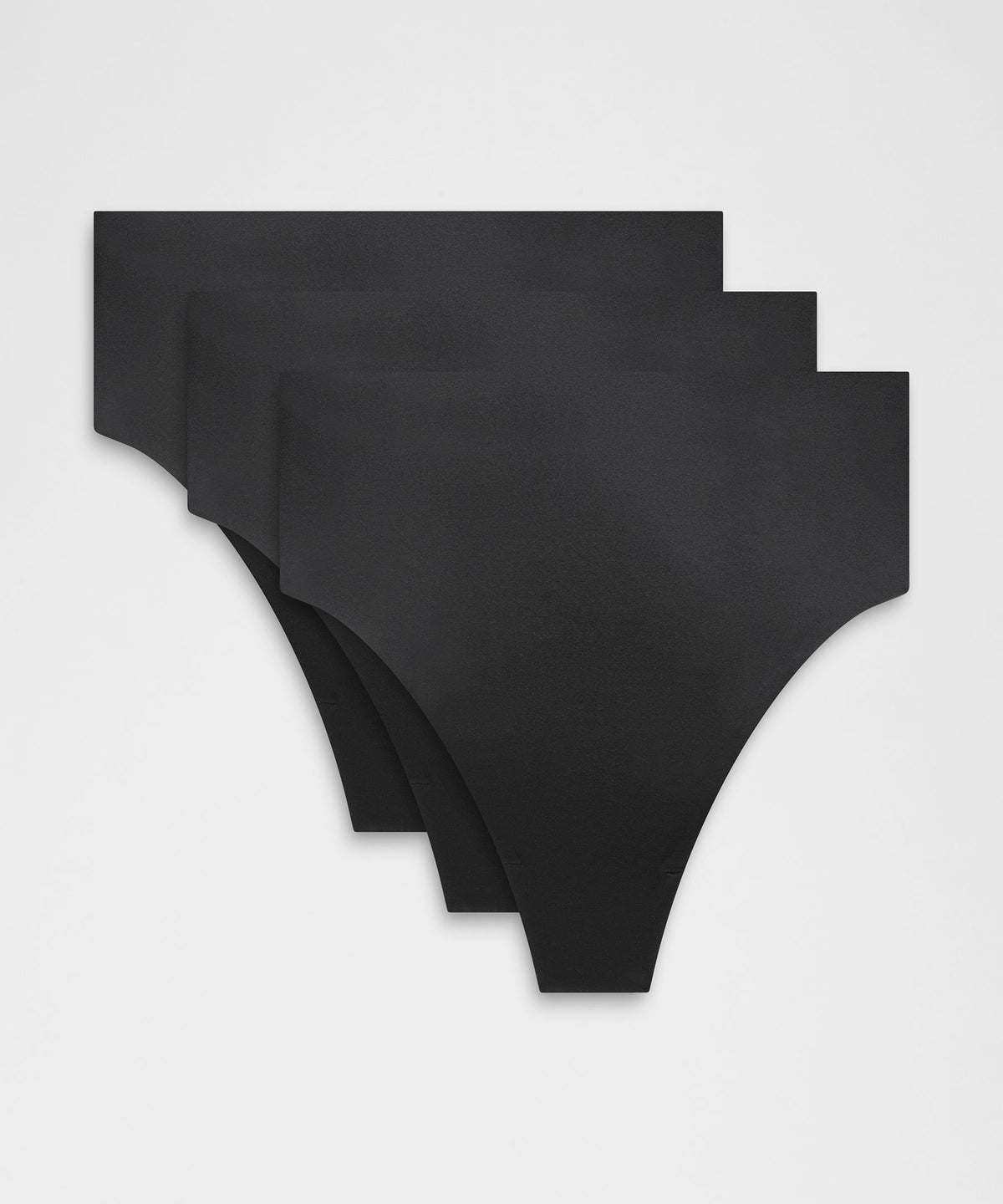 Wundermost Ultra-Soft Nulu High-Waist Thong Underwear3 Pack