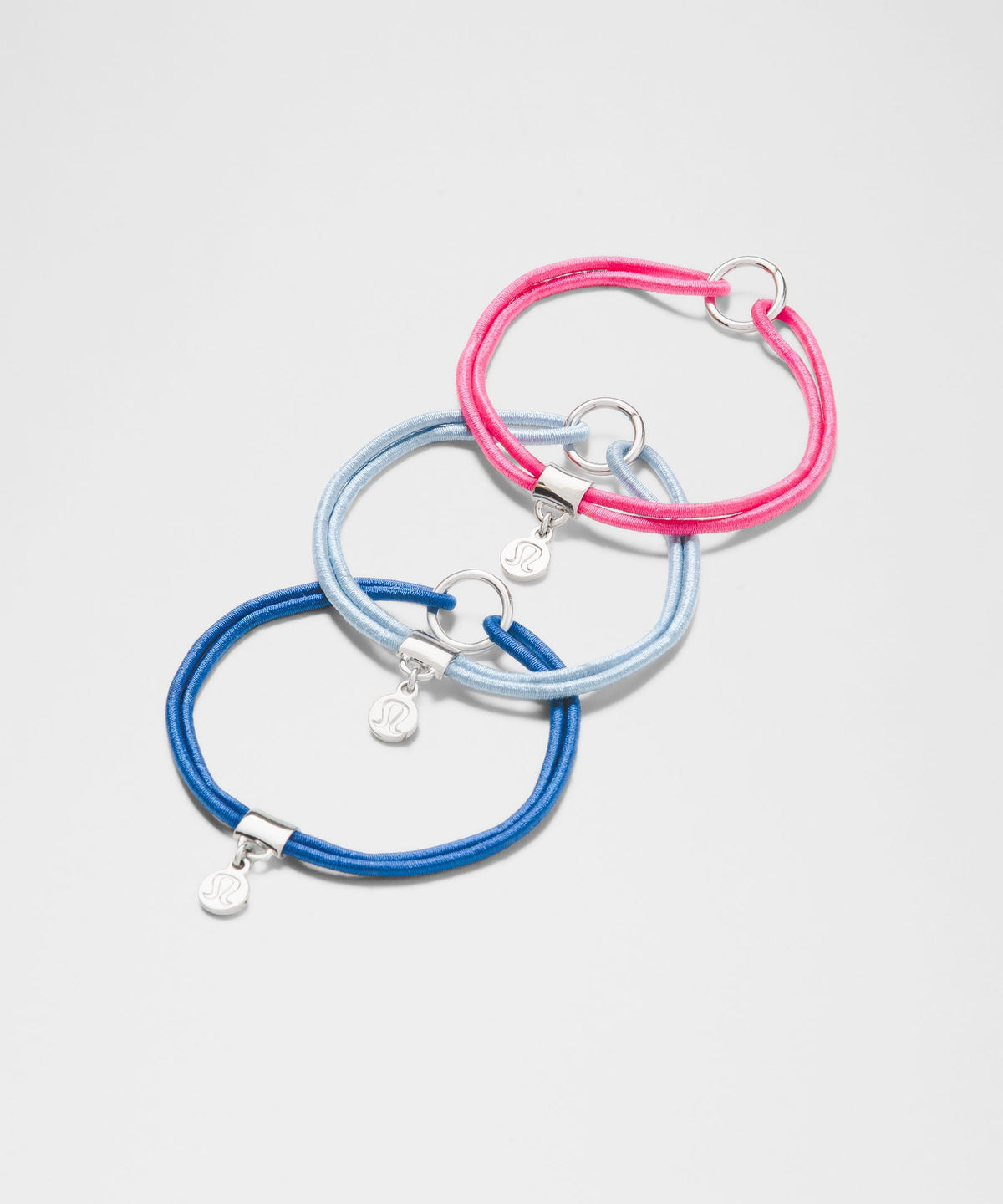 Logo Bead Hair Ties3 Pack